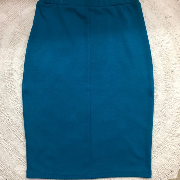 XXI cobalt/teal skirt - Picture 3 of 3